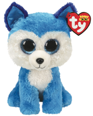 Beanie Boos Prince (blå husky) - TY Gosedjur